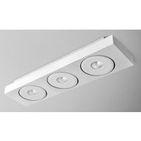 Aqform Sleek lampa podsufitowa 3x18,5W czarna struktura 40285-L930-F1-00-12