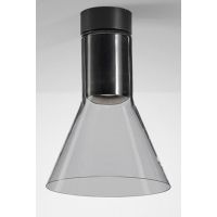Aqform Modern Glass TP lampa podsufitowa 1x50W czarna struktura 40402-0000-U8-PH-12