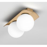 Aqform Modern Ball lampa podsufitowa 2x8W biała struktura 46971-L930-D0-00-13