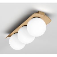 Aqform Modern Ball lampa podsufitowa 3x8W złota struktura 46972-L930-D0-00-19