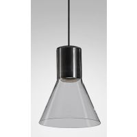 Aqform Modern Glass TP lampa wisząca 1x50W czarna struktura 50471-0000-U8-PH-12