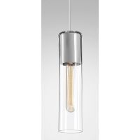 Aqform Modern Glass Tube TP lampa wisząca 1x50W biała struktura 50473-0000-U8-PH-13