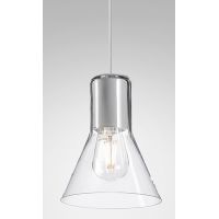 Aqform Modern Glass Flared TP lampa wisząca 1x50W biała struktura 50474-0000-U8-PH-13