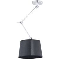 Argon Zakyntos lampa wisząca 1x15W czarny/chrom 3550