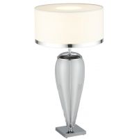 Argon Lorena lampa stołowa 1x15W przezroczysty/biały 366