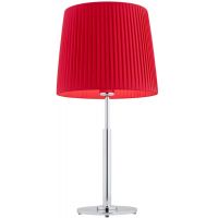 Argon Asti lampa stołowa 1x15W czerwony/chrom 3846