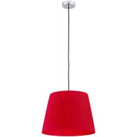 Argon Asti lampa wisząca 1x15W czerwony/chrom 3850