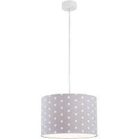 Argon Magic lampa wisząca 1x15 W biała-szary/popielaty 4134