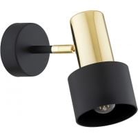 Argon Doria kinkiet 1x15W czarny/mosiądz 4265