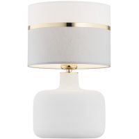 Argon Beja lampa stołowa 1x15W LED biały/złoty/mosiądz 4361