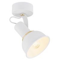 Argon Twist lampa podsufitowa 1x7W biały/mosiądz 4899
