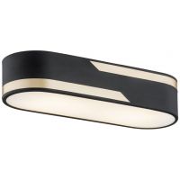 Argon Toni lampa podsufitowa 3x15W czarny/złoty 6001