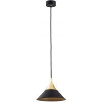 Argon Masseto lampa wisząca 1x15W czarny/mosiądz 4903