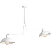 Aldex Escape lampa podsufitowa 2x15 W biała 1036H