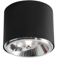 Aldex Bot lampa podsufitowa 1x35 W czarna 1047PL_G