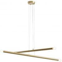 Aldex Tubo lampa wisząca 4x10 W mosiądz 1072L40