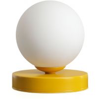 Aldex Ball lampa stołowa 1x10 W żółta 1076B14_S