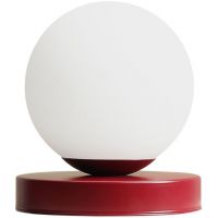 Aldex Ball lampa stołowa 1x10 W czerwona 1076B15_S