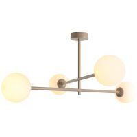 Aldex Pinne lampa podsufitowa 4x10 W beżowa 1080PL_L17