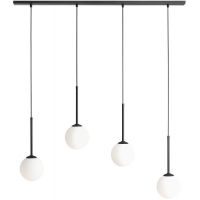 Aldex Bosso lampa wisząca 4x10 W czarna 1087L1