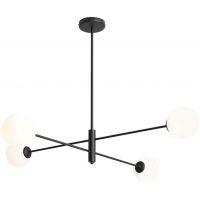 Aldex Homme lampa podsufitowa 4x10 W czarna 1090PL_L1