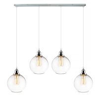 Altavola Design New York Loft lampa wisząca 4x W chrom-przezroczysta LA035/CL4_chrom