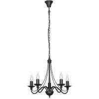 Aldex Róża lampa wisząca 5x10 W czarna 397F1