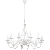 Aldex Róża lampa wisząca 12x10 W biała 397R