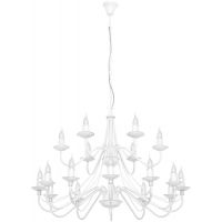 Aldex Róża lampa wisząca 18x10 W biała 397S