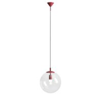 Aldex Globe lampa wisząca 1x15 W czerwona 562G15