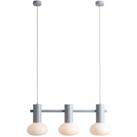 Aldex Flo III lampa wisząca 3x10 W szary 7000E22_S