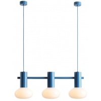 Aldex Flo Sky III lampa wisząca 3x10 W niebieska 7000E31_S