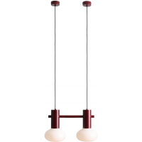 Aldex Flo lampa wisząca 2x10 W czerwona 7000H27_S