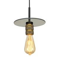Altavola Design Techno Loft lampa wisząca 1x60W bursztynowy/złoty LA017/P_gold