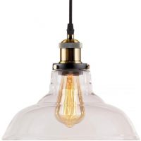 Altavola Design New York Loft lampa wisząca 1x40 W mosiądz-przezroczysta LA040/P_clear