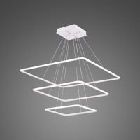 Altavola Design Ledowe Kwadraty lampa wisząca 116W biała LA072/P_80_out_3k_white