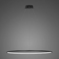 Altavola Design Ledowe Okręgi lampa wisząca 1x38W LED czarny LA073/P_100_in_4k_black_dimm