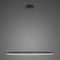 Altavola Design Ledowe Okręgi lampa wisząca 1x45W czarna LA073/P_120_in_3k_black