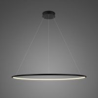Altavola Design Ledowe Okręgi lampa wisząca 1x55W czarna LA073/P_100_in_3k_black