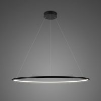 Altavola Design Ledowe Okręgi lampa wisząca 1x55W czarna LA073/P_100_in_4k_black