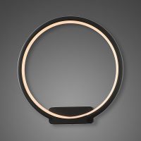 Altavola Design Ledowe Okręgi kinkiet 1x15W czarny LA073/W_in_3k_black