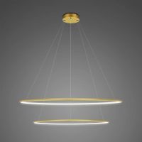 Altavola Design Ledowe Okręgi No.2 lampa wisząca 1x53 W złota LA074/P_80_in_3k_gold