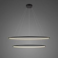 Altavola Design Ledowe Okręgi lampa wisząca 68W LED czarny LA074/P_100_in_3k_black