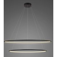 Altavola Design Ledowe Okręgi lampa wisząca 68W LED czarny LA074/P_100_in_4k_black_dimm