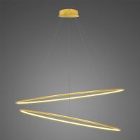 Altavola Design Ledowe Okręgi lampa wisząca ściemnialna 83 W złota LA074/P_120_in_3k_gold_dimm