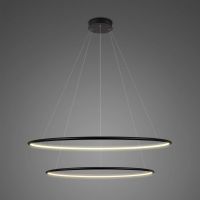 Altavola Design Ledowe Okręgi lampa wisząca 53W LED czarny LA074/P_80_in_3k_black_dimm