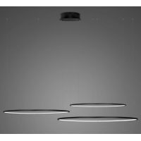 Altavola Design Ledowe Okręgi lampa wisząca 99W LED czarny LA075/CO3_80_in_3k_99W_black