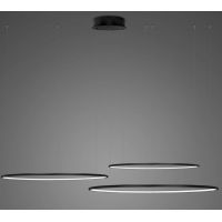 Altavola Design Ledowe Okręgi lampa wisząca 99W LED czarny LA075/CO3_80_in_3k_99W_black_dimm