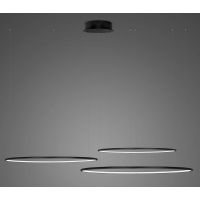 Altavola Design Ledowe Okręgi lampa wisząca 152W LED czarny LA075/CO3_80_in_4k_99W_black_dimm