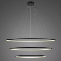 Altavola Design Ledowe Okręgi lampa wisząca 113W LED czarny LA075/P_120_in_3k_black_dimm